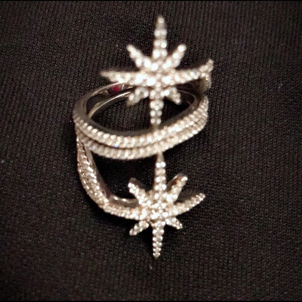 Snow flake Midi/Regular ring🌺